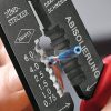 KNIPEX Saruzó fogó, kábelsaruhoz 215mm, 0,5-6mm², AWG18-10,20-10,szig+nem szigetelt 9 722 240