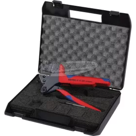   KNIPEX Saruzó, érvéghüvelyező fogó, betét nélkül műanyag táskában 9 743 200