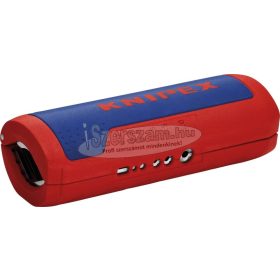   KNIPEX műanyag gégecső vágó, kábelcsupaszítóval, TwistCut 13-32mm 0,2-4mm² 9022 02 SB