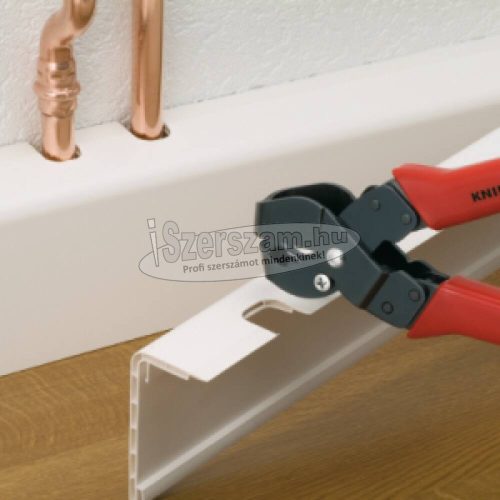 KNIPEX Kábelcsatorna kicsípő fogó 20x29mm, szögletes U alak, 250mm 9061 20 906120