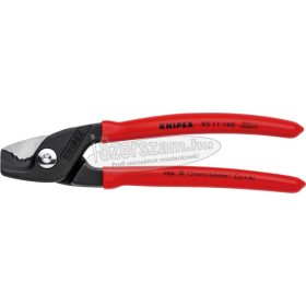 KNIPEX Kábelvágó olló, kétkomponensű/PVC nyél