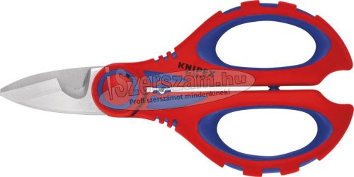 KNIPEX műszerész olló, műanyag nyéllel 160mm, krimpelés max:6mm²-ig 9505 10 SB