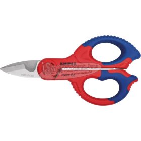   KNIPEX műszerész olló, drótvágóval, kétkomponensű nyéllel 160mm, max.:6mm² 9505 155 SB