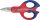 KNIPEX műszerész olló, drótvágóval, kétkomponensű nyéllel 160mm, max.:6mm² 9505 155 SB