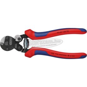   KNIPEX Drótkötél vágó olló TC (gumiabroncs vezetékhez) 160mm, d=2mm, kétkomponensű nyél 9562 160 TC 9562160TC