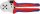 KNIPEX Önbeálló érvéghüvelyező fogó, 4 tüskés 0,14-6mm², AWG26-10 9752 65