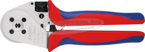 KNIPEX Önbeálló érvéghüvelyező fogó, 4 tüskés 0,14-6mm², AWG26-10 9752 65