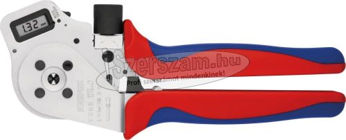 KNIPEX Digitális érvéghüvelyező fogó, 4 tüskés 0,14-6mm², AWG26-10 9752 65 DG