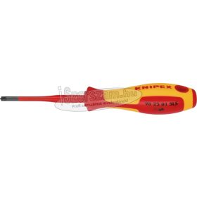   KNIPEX Szigetelt csavarhúzó, Plus-Minus, PZ, 1000V PZ/S 1x80, vékonyított szár 98 25 01 SLS