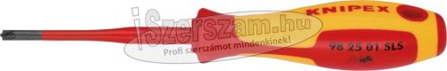 KNIPEX Szigetelt csavarhúzó, Plus-Minus, PZ, 1000V PZ/S 1x80, vékonyított szár 98 25 01 SLS