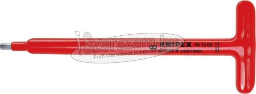 KNIPEX Szigetelt hatszögkulcs, T-nyelű 9815 1000V