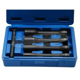   BGS TECHNIC Csavarkiszedő és kerékőr leszedő kulcs készlet 4+1 részes 1/2" hosszú 5262