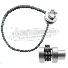   BGS TECHNIC Olajszűrő leszedő láncos 1/2" 60-115mm Profi 1002