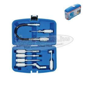   BGS TECHNIC Zsírzófej készlet, adapterekkel 7 részes 3142