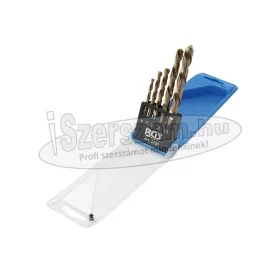   BGS TECHNIC Csigafúró készlet BALOS HSS Co5 Kobalt tartalom 5 részes 4-5-6-8-10mm 2731