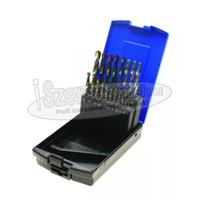   BGS TECHNIC Csigafúró készlet HSS Co5 Kobalt bevonatú 19 részes 1-10/0,5mm 2014