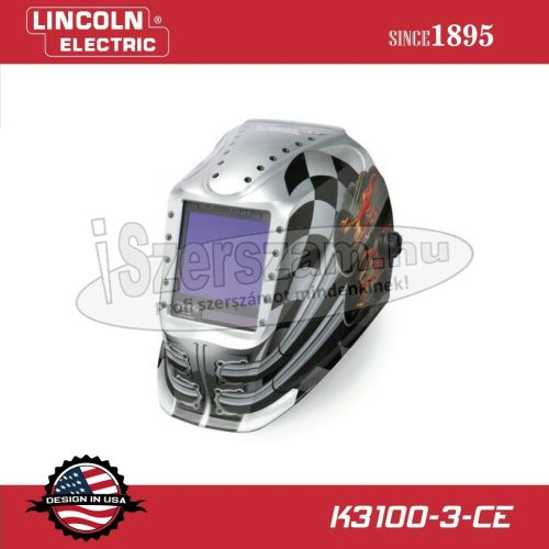LINCOLN ELECTRIC Hegesztő pajzs automata 85x95mm 5-13 4 érzékelős 3350 Motorhead K3100-3-CE
