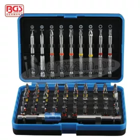   BGS TECHNIC Bit készlet 71 részes rövid+hosszú, színkódolt kivitel 4815