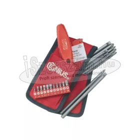   GENIUS TOOLS Bit készlet egyenes+ nyél lapos és csillagfejű 1/4"-5/16" SB-221SP