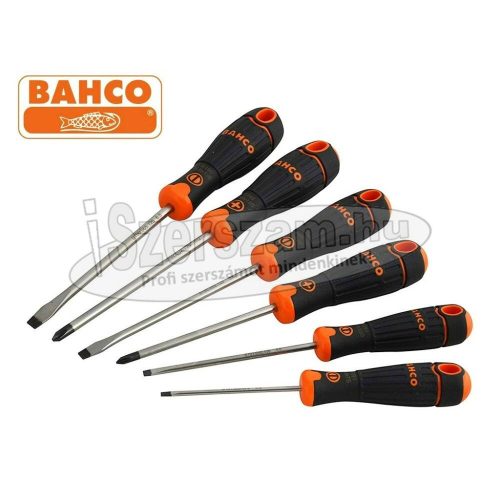 BAHCO BAHCOFit csavarhúzó készlet, 6 részes, PH/Lapos B219,006
