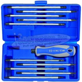   KING TONY Csavarhúzó készlet 11 részes megfordítható szárú 32518MR
