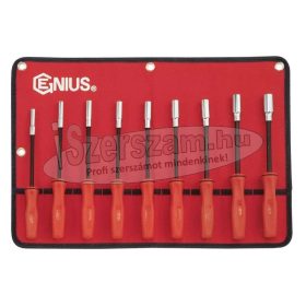  GENIUS TOOLS Csavarhúzó készlet 6 lap 6-14mm 9 részes hosszú NM-009MD