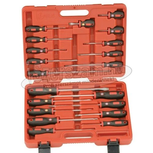 GENIUS TOOLS Csavarhúzó készlet SL+PH+PZ 20 részes TR-520PZ