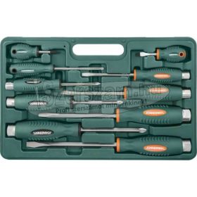   JONNESWAY TOOLS Csavarhúzó készlet üthető 10 részes SL+PH D70PP10S