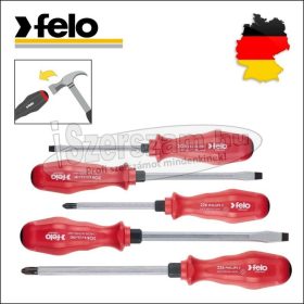   FELO Csavarhúzó készlet üthető 5 részes SL+PH ipari 20695198