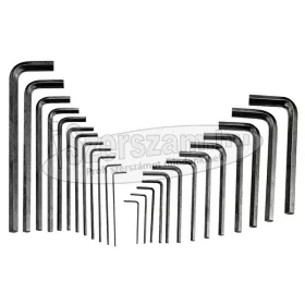   GENIUS TOOLS Imbuszkulcs készlet 25 részes metrikus+colos HK-025MS