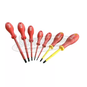   GENIUS TOOLS Szigetelt csavarhúzó készlet SL+PH 7 részes VDE 1000V TR-5207V