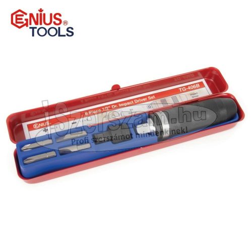 GENIUS TOOLS Ütve csavarozó készlet 6 részes TG-406B