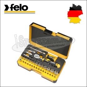   FELO Dugókulcs és bithegy készlet 1/4" 36 részes R-Go 05783616