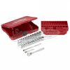 MILWAUKEE Dugókulcs készlet 1/4" 28 részes speciális FOUR-FLAT metrikus 4932464943