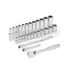 MILWAUKEE Dugókulcs készlet 1/4" 28 részes speciális FOUR-FLAT metrikus 4932464943
