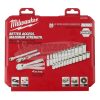 MILWAUKEE Dugókulcs készlet 1/4" 28 részes speciális FOUR-FLAT metrikus 4932464943