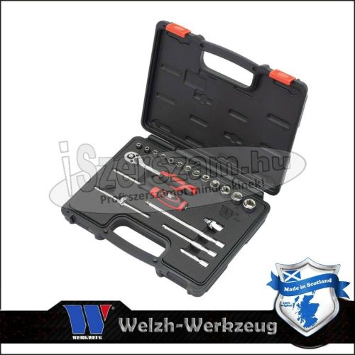 WELZH WERKZEUG Dugókulcs készlet 1/4" 4-14mm 20 részes 6 lapú 6107-WW