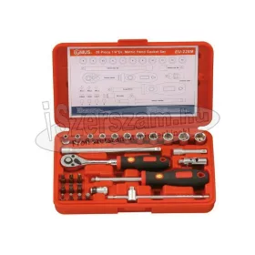   GENIUS TOOLS Dugókulcs készlet 1/4" hatlapú 28 részes EU-228M