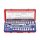 GENIUS TOOLS Dugókulcs készlet 3/8" hatlapú metrikus+colos 32 részes GS-332MS