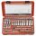 GENIUS TOOLS Dugókulcs készlet 1/4"-3/8" 4-19mm 53 részes 6 lapú GS-2353M
