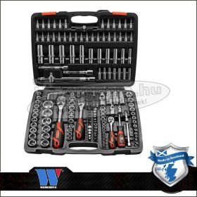   WELZH WERKZEUG Szerszámkészlet 191 részes 1/4"-3/8"-1/2" 4188-WW