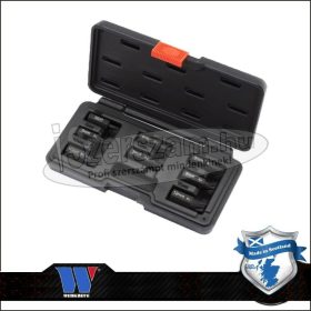   WELZH WERKZEUG Csavarkiszedő készlet sérült fejű Torx csavarokhoz 8 részes Lok-Typ 7453-WW