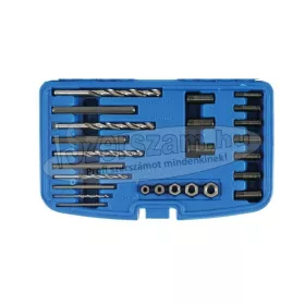   BGS TECHNIC Csavarkiszedő, törtcsavar kifúró készlet 25 részes 8462