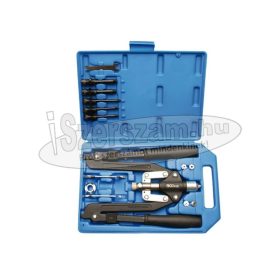   BGS TECHNIC Kétkezes szegecsanya+popszegecs behúzó készlet M4/M5/M6/M8/M10+3,2/6,4mm 405