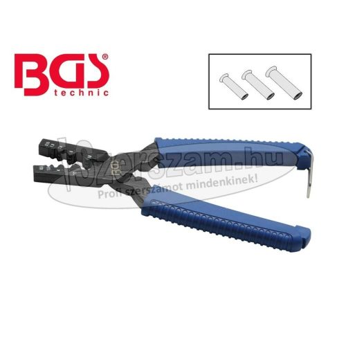 BGS TECHNIC Saruzó fogó, érvéghüvelyre DIN 0,5-16mm² 1429