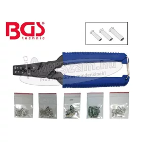   BGS TECHNIC Saruzó fogó, érvéghüvelyre DIN 0,5-16mm² készlet 150 részes 1430