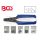 BGS TECHNIC Saruzó fogó, érvéghüvelyre DIN 0,5-16mm² készlet 150 részes 1430