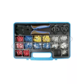   BGS TECHNIC Saruzó fogó, racsnis, érvéghüvelyre DIN 1,5-10mm 1000 részes készlet 1411