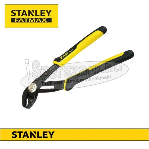STANLEY Vízpumpa fogó 200mm 8" nyomógombos FatMax 0-84-647