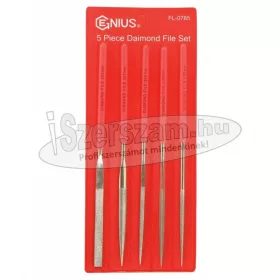   GENIUS TOOLS Tűreszelő készlet gyémánt 5 részes 200mm FL-0785
